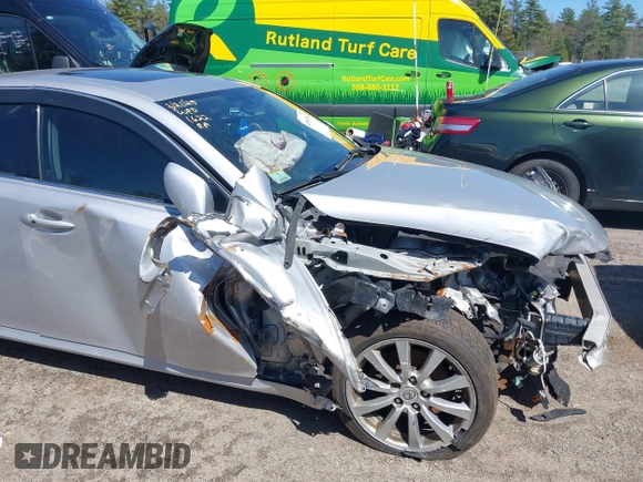 2006 Lexus IS 250 with VIN JTHCK262765001622, listed as a IAAI auction lot 41993744 with 190,407 mi miles and . Bid and sale history available at DreamBid. Image 6.