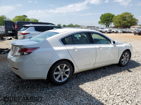 2012 Acura TL Tech Auto with VIN 19UUA8F5XCA008722, listed as a Copart auction lot 52708735 with 296,952 mi miles and Salvage Title. Bid and sale history available at carsss.com. Image 3.