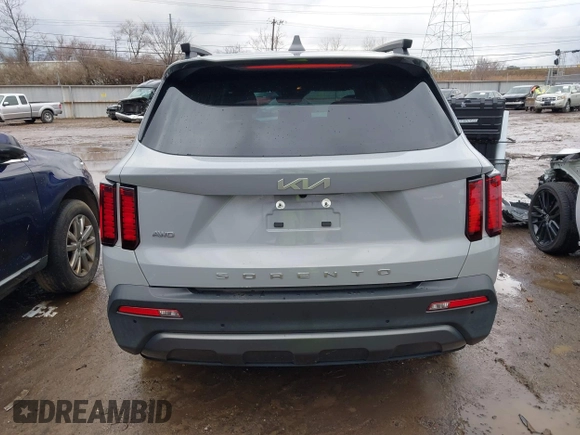 2022 Kia Sorento X-Line S with VIN 5XYRLDLC4NG125936, listed as a IAAI auction lot 41217535 with 32,988 mi miles. Bid and sale history available at carsss.com. Image 16.