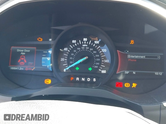 2016 Ford Edge SEL with VIN 2FMPK3J96GBB88387, listed as a IAAI auction lot 41812080 with 68,941 mi miles. Bid and sale history available at carsss.com. Image 7.