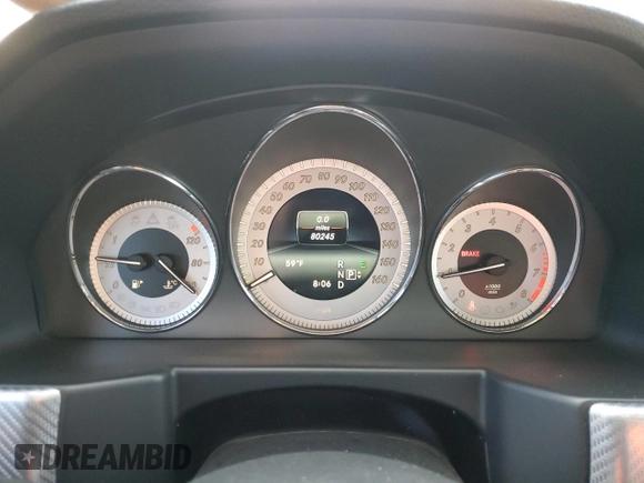 2015 Mercedes-Benz GLK 350 with VIN WDCGG5HB7FG438358, listed as a Copart auction lot 75879304 with 80,245 mi miles and Salvage Title. Bid and sale history available at DreamBid. Image 9.