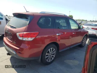 2013 Nissan Pathfinder S with VIN 5N1AR2MN4DC659470, listed as a Copart auction lot 62010985 with 135,108 mi miles and Clean title. Bid and sale history available at DreamBid. Image 3.