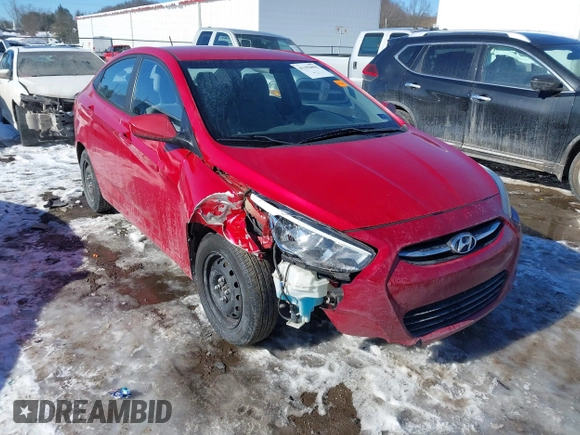 2015 Hyundai Accent GLS with VIN KMHCT4AE7FU825438, listed as a IAAI auction lot 41392005 with 111,913 mi miles and . Bid and sale history available at carsss.com. Image 1.