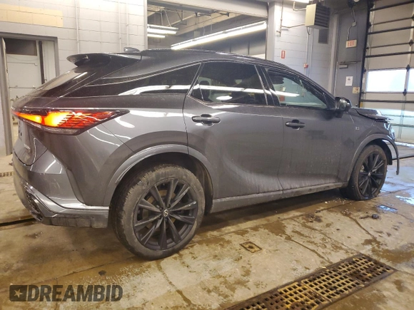 2024 Lexus RX 500h F Sport Performance z VIN 2T2BCMEA6RC012600, wystawiony jako Copart lot #88154515 z przebiegiem 1 907 mil mil oraz Szkoda całkowita • Salvage title. Historia ofert i sprzedaży dostępna na DreamBid. Obrazek 3.