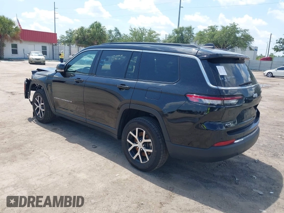 2024 Jeep Grand Cherokee Limited with VIN 1C4RJKBG2R8507247, listed as a IAAI auction lot 42322680 with 34,697 mi miles and . Bid and sale history available at DreamBid. Image 3.