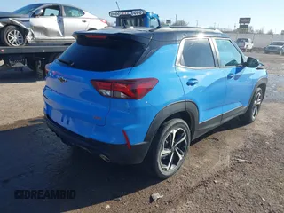 2023 Chevrolet TrailBlazer RS with VIN KL79MTSL4PB215994, listed as a IAAI auction lot 41208839 with 41,206 mi miles and . Bid and sale history available at DreamBid. Image 4.