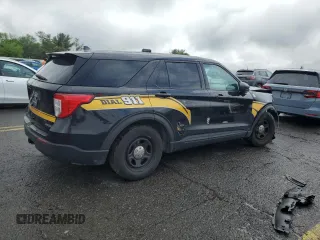 2021 Ford Police Interceptor Utility z VIN 1FM5K8AB6MGC24011, wystawiony jako Copart lot #57274085 z przebiegiem 51 479 mil mil oraz Szkoda całkowita • Salvage title. Historia ofert i sprzedaży dostępna na DreamBid. Obrazek 3.