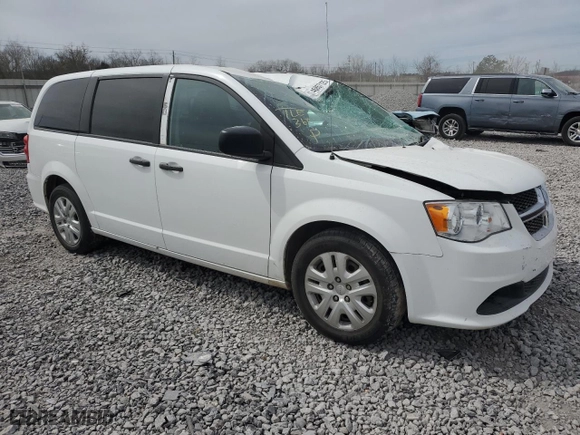 2019 Dodge Grand Caravan SE with VIN 2C4RDGBG6KR719552, listed as a Copart auction lot 46857125 with 0 mi miles and Salvage Title. Bid and sale history available at carsss.com. Image 4.