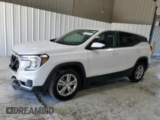 2024 GMC Terrain SLE with VIN 3GKALMEG6RL299751, listed as a Copart auction lot 52618515 with 27,251 mi miles and Clean Title. Bid and sale history available at carsss.com. Image 1.