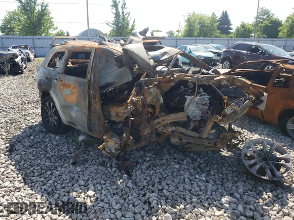 2019 Jeep Grand Cherokee with VIN 1C4RJFC5KC706950, listed as a Copart auction lot 62087695 with Not provided miles and Non repairable. Bid and sale history available at DreamBid. Image 4.