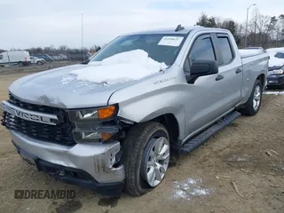 2020 Chevrolet Silverado 1500 Custom with VIN 1GCRWBEKXLZ375096, listed as a IAAI auction lot 41299675 with 32,046 mi miles. Bid and sale history available at carsss.com. Image 17.
