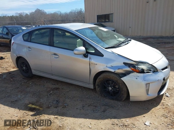 2013 Toyota Prius One with VIN JTDKN3DU9D5687061, listed as a IAAI auction lot 41662170 with 184,524 mi miles. Bid and sale history available at carsss.com. Image 1.