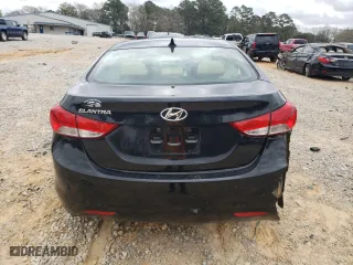 2013 Hyundai Elantra GLS with VIN 5NPDH4AE1DH223166, listed as a Copart auction lot 48750075 with 0 mi miles and Salvage Title. Bid and sale history available at carsss.com. Image 6.