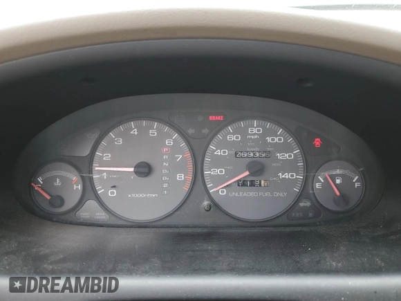 1996 Acura Integra LS with VIN JH4DC4455TS026588, listed as a Copart auction lot 54273105 with 269,356 mi miles and Salvage title. Bid and sale history available at DreamBid. Image 9.