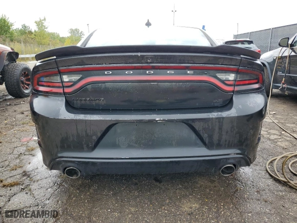 2022 Dodge Charger Scat Pack with VIN 2C3CDXGJ3NH251773, listed as a Copart auction lot 56258464 with 1,364 mi miles and Salvage Title. Bid and sale history available at carsss.com. Image 6.