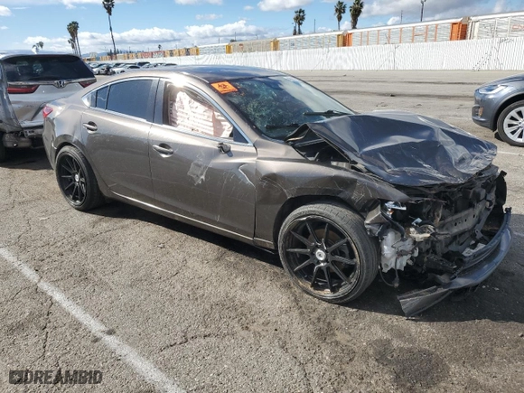 2017 Mazda Mazda6 Touring with VIN JM1GL1V52H1112045, listed as a Copart auction lot 48922535 with 0 mi miles and Salvage Title. Bid and sale history available at carsss.com. Image 4.