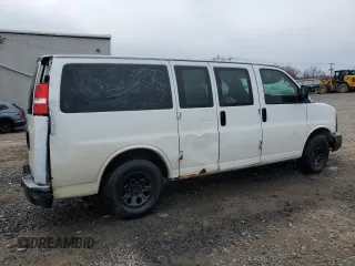 2009 Chevrolet Express Cargo z VIN 1GCFG15X391111893, wystawiony jako Copart lot #49842715 z przebiegiem 260 105 mil mil oraz Szkoda całkowita • Salvage title. Historia ofert i sprzedaży dostępna na DreamBid. Obrazek 3.