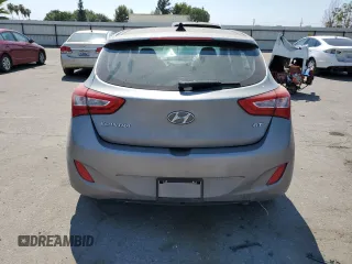 2014 Hyundai Elantra GT with VIN KMHD35LH5EU200326, listed as a Copart auction lot 61170234 with 0 mi miles and Salvage Title. Bid and sale history available at carsss.com. Image 6.