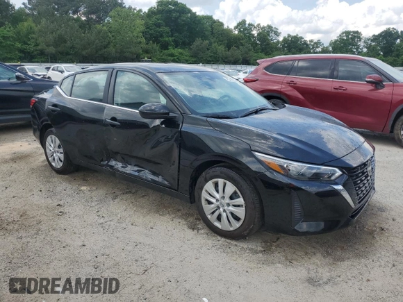 2025 Nissan Sentra S with VIN 3N1AB8BV8SY230046, listed as a Copart auction lot 54944085 with 14,616 mi miles and Clean Title. Bid and sale history available at DreamBid. Image 4.