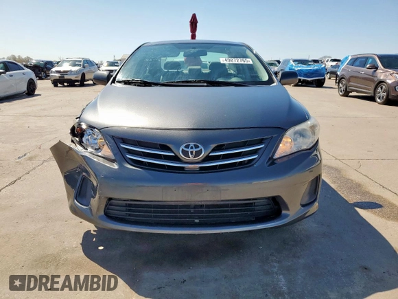 2013 Toyota Corolla L with VIN 2T1BU4EEXDC119811, listed as a Copart auction lot 49872785 with 78,073 mi miles and Salvage Title. Bid and sale history available at DreamBid. Image 5.