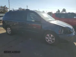 2007 Kia Sedona EX with VIN KNDMB233476174299, listed as a Copart auction lot 83980974 with 204,515 mi miles and Salvage Title. Bid and sale history available at DreamBid. Image 4.