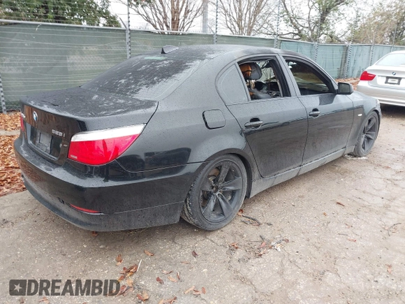 2010 BMW 5 Series 528i with VIN WBANU5C50AC129321, listed as a IAAI auction lot 41543532 with Not Provided miles and . Bid and sale history available at carsss.com. Image 4.