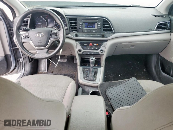 2017 Hyundai Elantra SE with VIN 5NPD74LF4HH134559, listed as a Copart auction lot 57276095 with 121,345 mi miles and Salvage title. Bid and sale history available at DreamBid. Image 8.