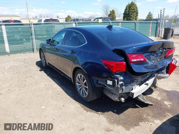2020 Acura TLX w/Technology Pkg with VIN 19UUB1F51LA001890, listed as a IAAI auction lot 42046926 with 81,833 mi miles. Bid and sale history available at carsss.com. Image 3.