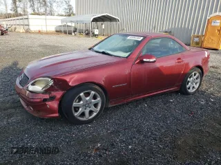 2003 Mercedes-Benz SLK-Class 2.3L with VIN WDBKK49F03F285140, listed as a Copart auction lot 80080364 with 99,769 mi miles and Salvage Title. Bid and sale history available at carsss.com. Image 1.