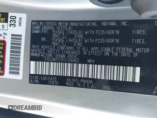2023 Toyota Sienna XLE с VIN 5TDJSKFC5PS106883, выставлен на аукционе IAAI как лот 41792338 с пробегом 16 069 миль миль и . История ставок и продаж доступна на DreamBid. Изображение 9.