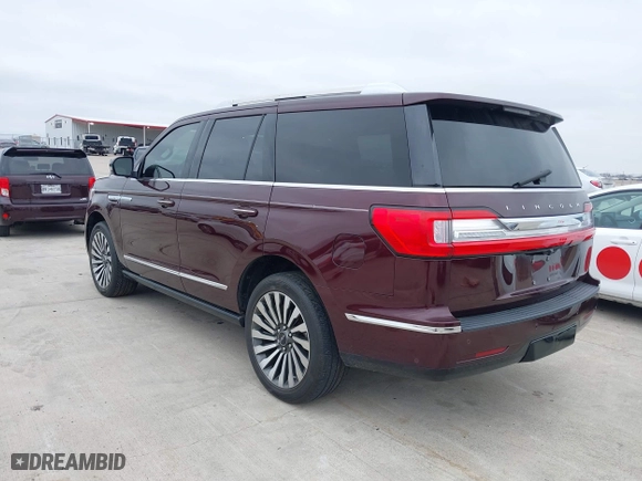 2021 Lincoln Navigator Reserve with VIN 5LMJJ2LT2MEL17430, listed as a IAAI auction lot 41623672 with 21,706 mi miles. Bid and sale history available at carsss.com. Image 3.