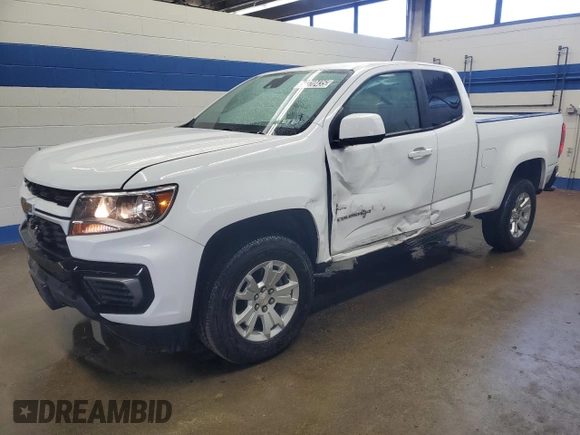 2022 Chevrolet Colorado 2WD LT z VIN 1GCHSCEA6N1232636, wystawiony jako Copart lot #58310435 z przebiegiem 16 937 mil mil oraz Czysty tytuł • Clean title. Historia ofert i sprzedaży dostępna na DreamBid. Obrazek 1.