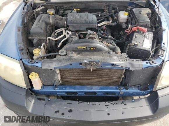 2005 Dodge Dakota SLT with VIN 1D7HE48N05S101536, listed as a Copart auction lot 43362215 with 174,689 mi miles and Salvage Title. Bid and sale history available at DreamBid. Image 11.