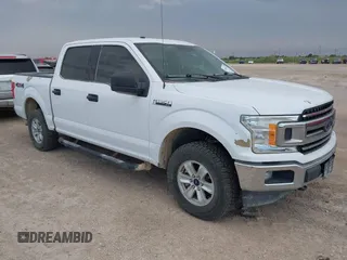 2018 Ford F-150 XL with VIN 1FTEW1E54JKE95095, listed as a IAAI auction lot 42084523 with 168,238 mi miles. Bid and sale history available at carsss.com. Image 1.