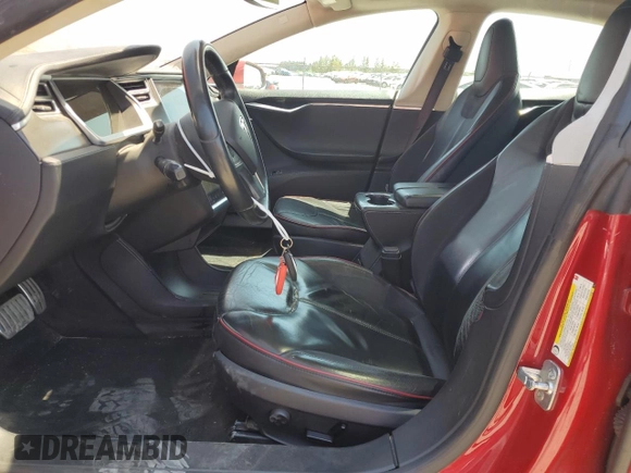 2014 Tesla Model S 60 with VIN 5YJSA1H17EFP29100, listed as a Copart auction lot 65081725 with 130,377 mi miles and Clean title. Bid and sale history available at DreamBid. Image 7.