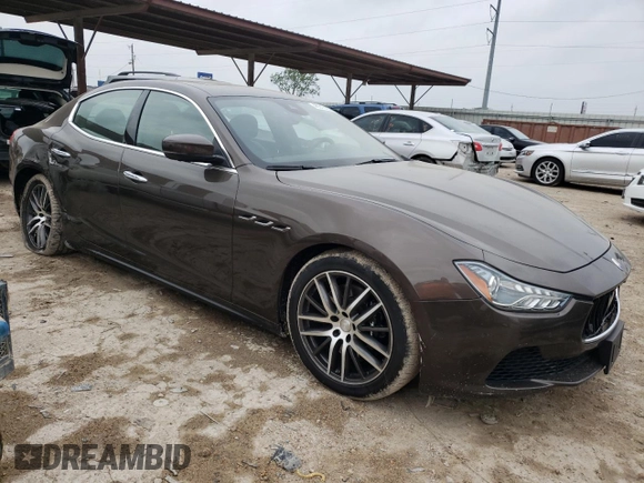2017 Maserati Ghibli S Q4 with VIN ZAM57RTL6H1199004, listed as a Copart auction lot 46513193 with 53,767 mi miles. Bid and sale history available at carsss.com. Image 4.