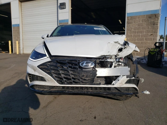 2022 Hyundai Sonata SEL with VIN KMHL14JA8NA227037, listed as a Copart auction lot 45001845 with 30,834 mi miles and Salvage Title. Bid and sale history available at carsss.com. Image 5.