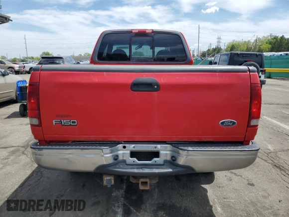 2001 Ford F-150 XL with VIN 1FTRX18L01NA40686, listed as a Copart auction lot 56544205 with Not provided miles and Salvage title. Bid and sale history available at DreamBid. Image 6.