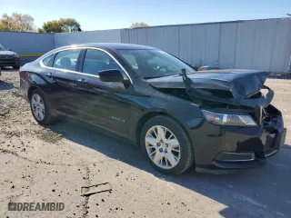 2017 Chevrolet Impala LS with VIN 2G11X5S36H9169597, listed as a Copart auction lot 79973334 with 47,357 mi miles and Non Repairable. Bid and sale history available at carsss.com. Image 4.