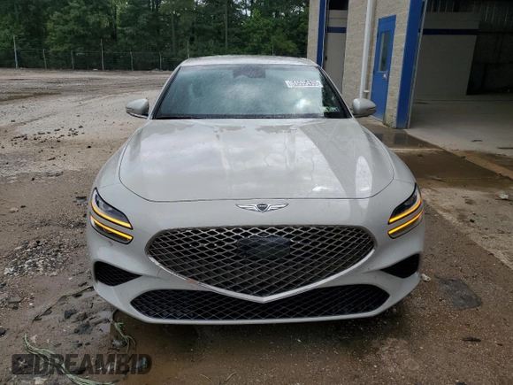 2025 Genesis G70 2.5T with VIN KMTG34SC2SU153528, listed as a Copart auction lot 64595435 with 18,752 mi miles and Clean title. Bid and sale history available at DreamBid. Image 5.