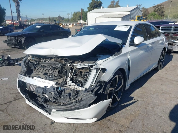 2020 Honda Accord Sedan Sport with VIN 1HGCV1F33LA074079, listed as a IAAI auction lot 41701989 with 46,952 mi miles. Bid and sale history available at carsss.com. Image 19.