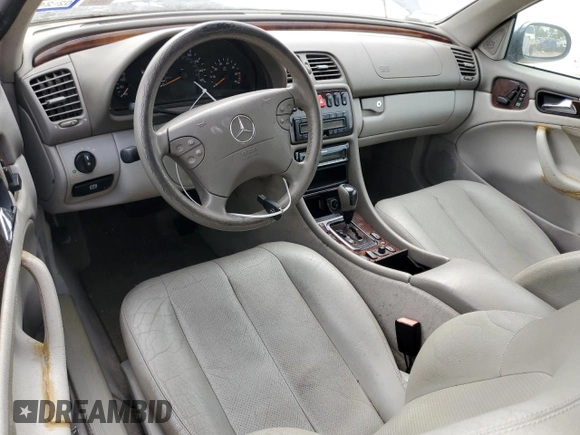 2002 Mercedes-Benz CLK with VIN WDBLK65G32T114364, listed as a Copart auction lot 54966935 with Not Provided miles and Clean Title. Bid and sale history available at carsss.com. Image 8.