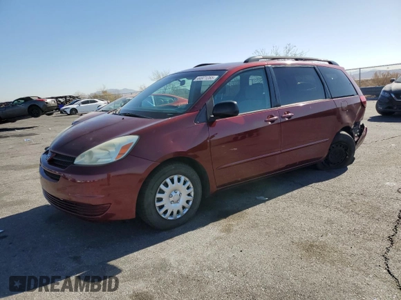 2005 Toyota Sienna CE with VIN 5TDZA23C65S325066, listed as a Copart auction lot 44971265 with 199,357 mi miles and Salvage Title. Bid and sale history available at carsss.com. Image 1.
