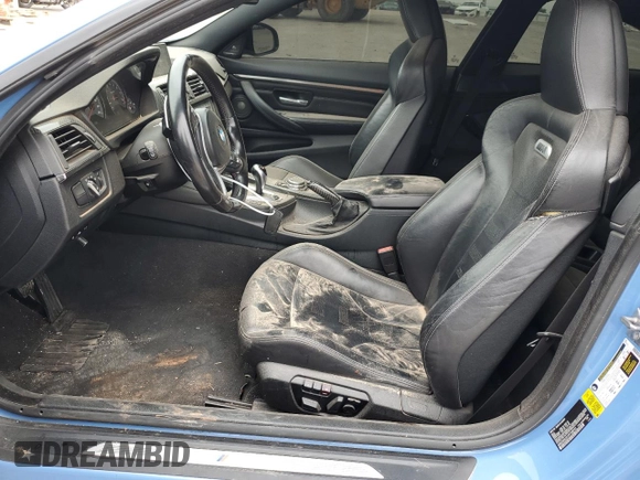 2015 BMW M4 with VIN WBS3R9C51FF708741, listed as a Copart auction lot 50314044 with 80,043 mi miles. Bid and sale history available at carsss.com. Image 7.