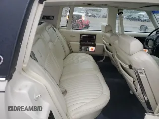 1992 Cadillac Brougham with VIN 1G6DW54E5NR708009, listed as a Copart auction lot 56849345 with 83,203 mi miles and Salvage title. Bid and sale history available at DreamBid. Image 10.