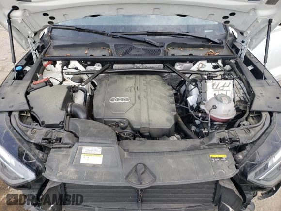 2022 Audi Q5 S line Premium Plus with VIN WA1EAAFY6N2071392, listed as a Copart auction lot 55633675 with 57,926 mi miles and Salvage title. Bid and sale history available at DreamBid. Image 12.