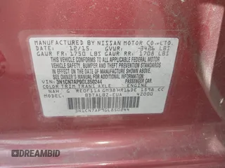 2016 Nissan Versa S z VIN 3N1CN7AP9GL850244, wystawiony jako IAAI lot #42254319 z przebiegiem 87 728 mil mil oraz . Historia ofert i sprzedaży dostępna na DreamBid. Obrazek 9.