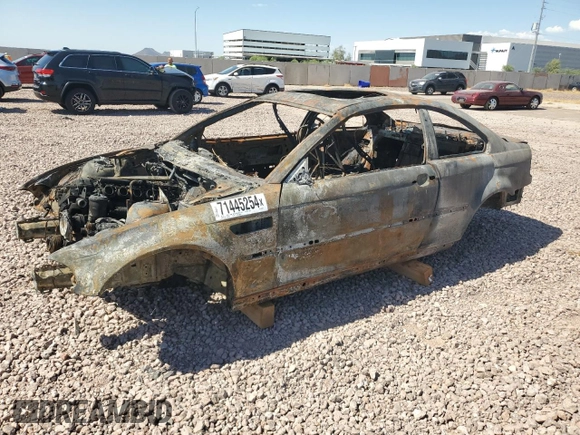 2004 BMW 3 Series M3 with VIN WBSBL93494PN59684, listed as a Copart auction lot 71445254 with Not Provided miles and Non Repairable. Bid and sale history available at DreamBid. Image 1.