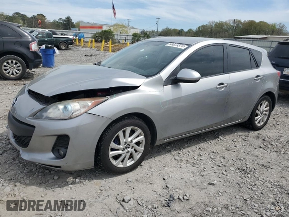 2013 Mazda 3 i Touring with VIN JM1BL1L79D1779302, listed as a Copart auction lot 50829575 with 184,347 mi miles and Salvage Title. Bid and sale history available at carsss.com. Image 1.