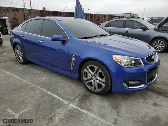 2017 Chevrolet SS with VIN 6G3F25RW5HL303149, listed as a Copart auction lot 57072044 with 27,826 mi miles and Clean Title. Bid and sale history available at carsss.com. Image 4.